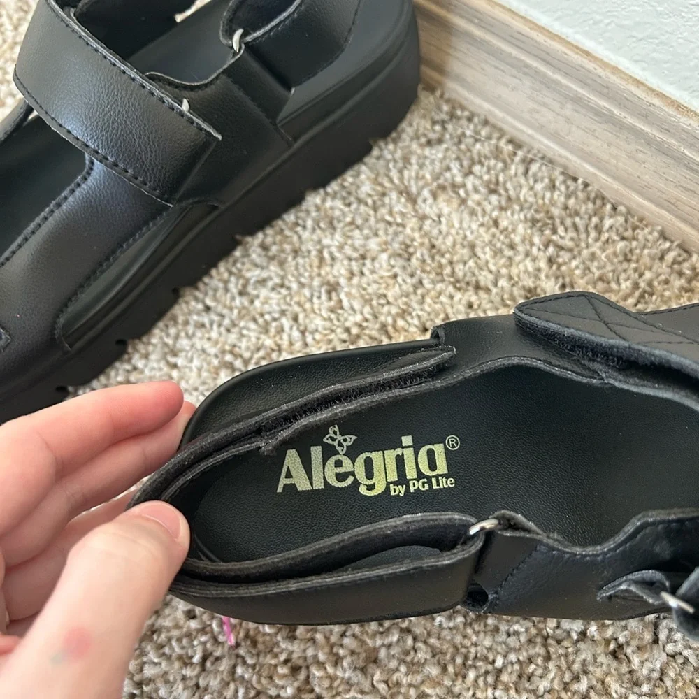 Alegria Henlee Black Sandal Sport Women's Size 40 Beach Outdoor 9.5-10 Straps